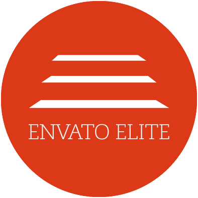 Envato Elite Author badge from Adrian’s portfolio